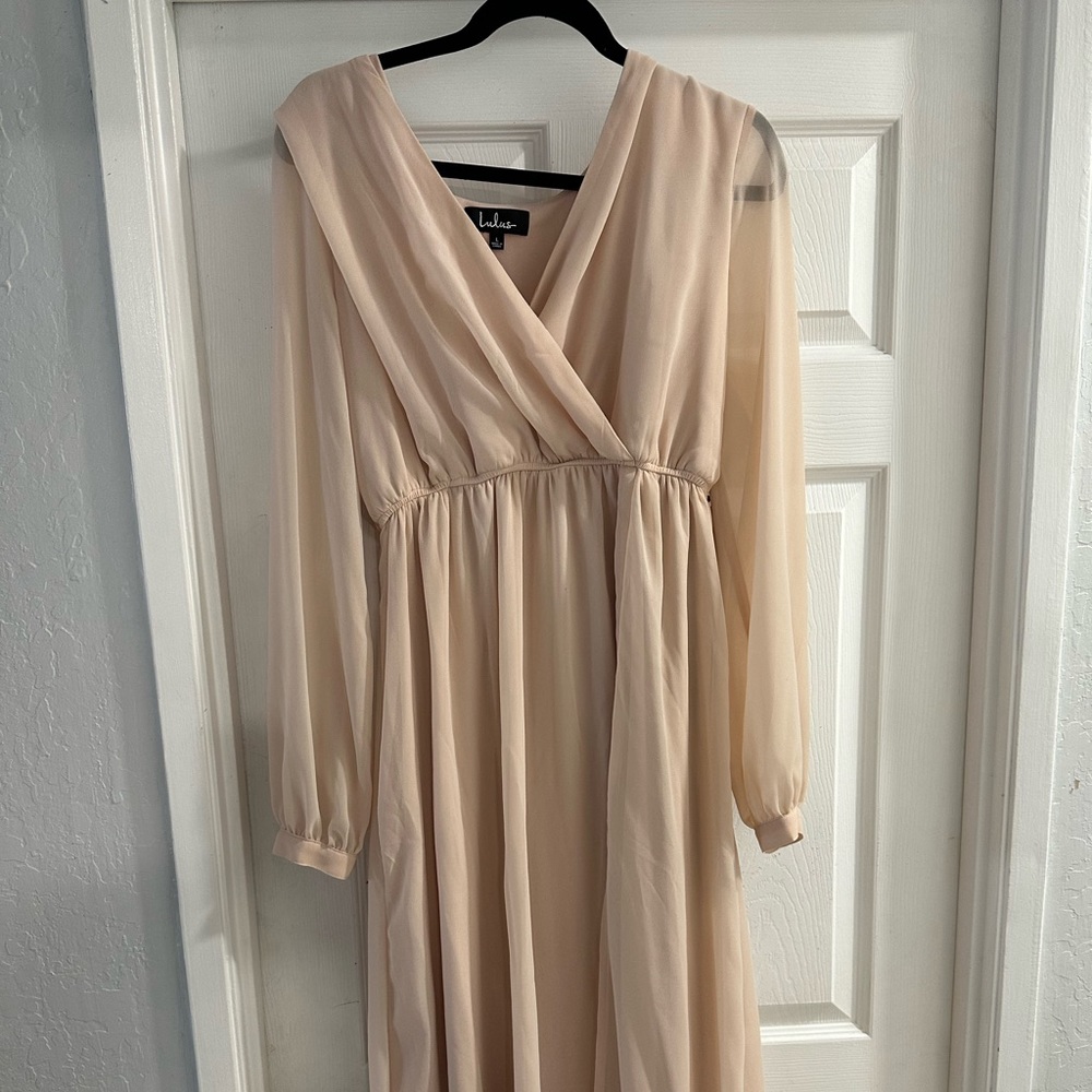 Light pink full length lulu dress - Picture 1 of 4